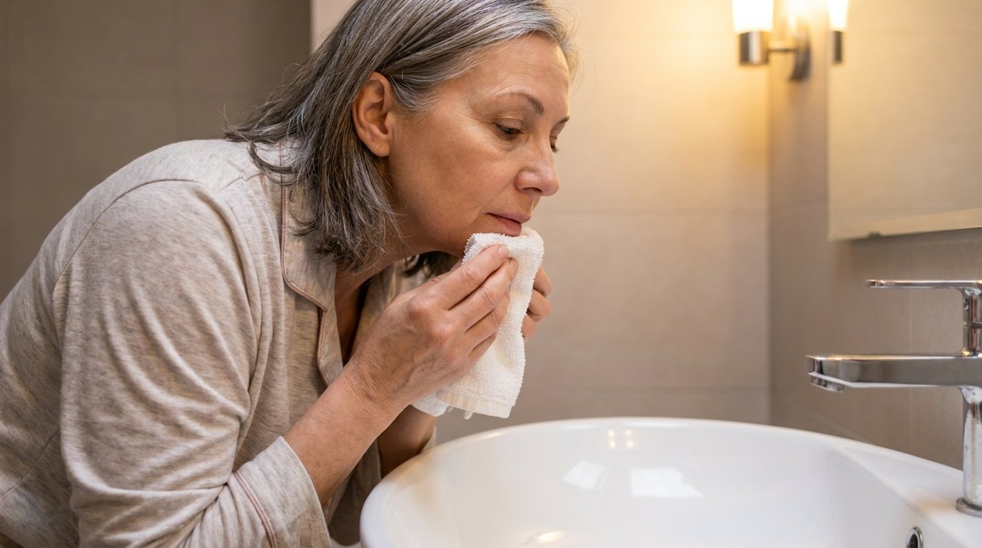 Clean, dry skin